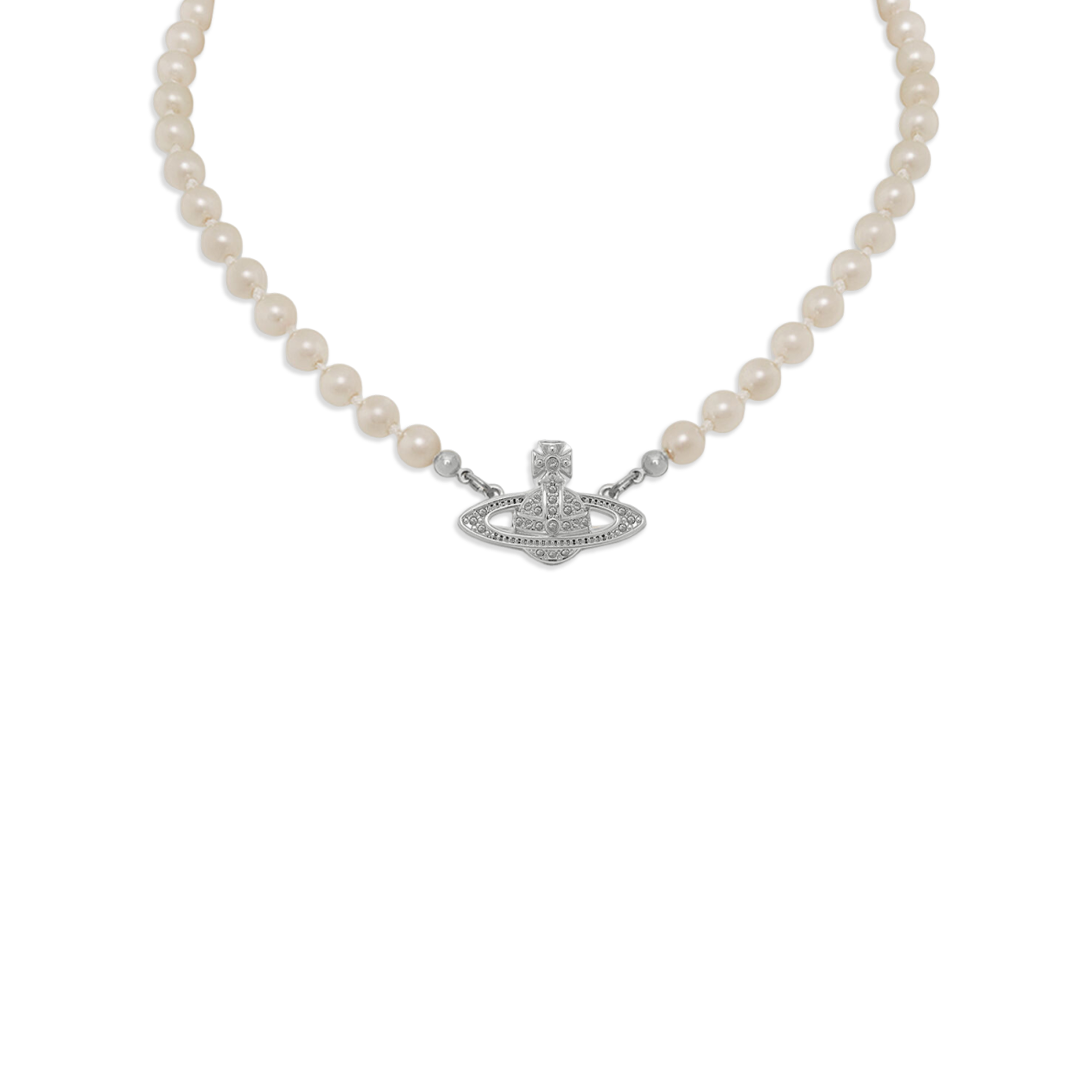VIVIENNE WESTWOOD MINI BAS RELIEF PEARL CHOKER 8050889135067